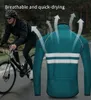 Camicie da ciclismo Top WOSAWE Giacca Uomo Antivento Impermeabile Riflettente Ultraleggero MTB Mountain Bike Giacche a vento Giacca a vento da bici 221116