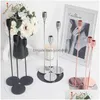 Decorazione per feste Decorazione per feste Portacandele in metallo Candeliere di lusso Candele per matrimonio alla moda Stand Candelabro squisito Tavolo H Dhrst