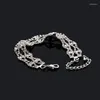 Link-Armbänder DollyBling Modisches, glänzendes Strass-Kristall-Armband, vertragliche Persönlichkeit, BRA-06091