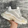 2022 Paris Crystal Bottom Triple S Casual Skor Pappa Platform Sneakers För Herr Dam Vintage Old Grandpa Trainer EUR 35-45