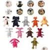 Jouets pour chiens à mâcher chien Squeak jouets en peluche singe sons jouet nettoyage dents chiot chiens mâche fournitures formation ménage animal Accessori Dh7Dr