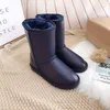 Kids Boots 걸스 신발 디자이너 스니커 호주 겨울 눈 부츠 클래식 베이비 아이 키드 청소년 부츠 유아 UGGI 유아 미니 신발