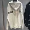 23SS 2023 Designer Luxury Balenciagas Hoodie BalanciacaTech Paris Front And Back Letters Plush Sweater Men's And Women's Hoodie Size 5xl 4XL