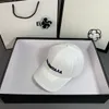 Kogelcaps paar sportontwerpster vrouwen modehole casquette outdoor sunshade warmte letter borduurwerk 3D cap