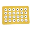 10 цветов Snap Jewelry 18 мм кнопки кнопки дисплей черный кожаный дисплей кнопки для 24 шт держатель дисплея ювелирных изделий