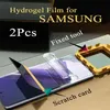Soft Hydrogel Film For Samsung S20 S21 Ultra 20FE S9 S8 S10E S10 5G S7 Edge HD Screen Protector Galaxy Note 20 10 Plus 9 8 20U294F