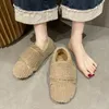 Sapatos de vestido Botas Mulheres Winter Flats Sapatos Ladies Casual Moccasin Plexh Feminino Moda Non Slip Footwear 221116