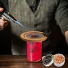 10st/set cocktail whisky rökare kit med 8 olika smaker frukt naturliga träspån för drycker kök bar tillbehör verktyg grossist p1116