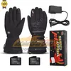 ST201 Beheizte Motorradhandschuhe Winter Warme Motorrad Moto Beheizte Handschuhe Wasserdichte wiederaufladbare Heizung Thermohandschuhe für Schneemobil