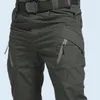 Herrenhose, Freizeithose, universell, Militär, Cargo, einfarbig, lang, wasserabweisend, für das Training