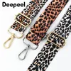 Accessori per parti della borsa Deepeel 38 cm Leopard Stampa spalline larghe Womens 80140 cm Croce regolabile Colorful Long S cnocchia 221116 221116