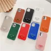 Custodie per telefoni di moda firmati per iPhone 15 15Pro 14 Pro Max 13 12 Mini 11 Custodia 14Pro 13Pro iPhone14 iPhone13 PU Lettera in pelle Cover posteriore per donna da uomo Custodia di lusso