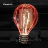 Grande illuminazione modello di lampadina gonfiabile trasparente Airblown LED lampadina replica palloncino luce di striscia all'interno per la decorazione del partito