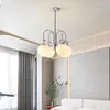 Lustres moderne salle à manger lustre éclairage maison intérieur boule de verre lampe suspendue décoration salon/chambre à coucher branche