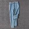 Jeans da donna Jeans vintage da donna per donna mamma pantaloni a matita casual blu a vita alta pantaloni coreani streetwear in denim 221115