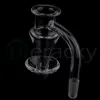 연기 비 완전 용접 터빈 석영 블렌더 Dab Rigs Glass Bongs Pipes 용 10/14/18mm 못