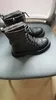 2023 New Motorcycle Boots Knight Boots Aggressive Thick Bottom Muffin Lovers' Lace up Rivet Mesh Red Same size 35-43