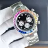 Diamant montres arc-en-ciel Regarder pour hommes Designer Watches 40 mm Mécanique automatique de bracelet automatique 904L
