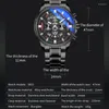 손목 시계 Olense Sport Watches Men Blue Top 브랜드 크로노 그래프 쿼츠 시계 시계 빛나는 손 날짜 패션 remogio masculin 도구 상자
