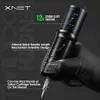 Tattoo Machine Xnet Wireless Gun Pen Professionele batterij draagbare Power Coreless Motor Digital LED Display Make -up voor body art 221115