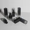 100PCS 5ML Square Shape Empty Lip Gloss Tube DIY Black Gradient Lipstick Container Gradient Tube