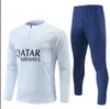 22 23 Kids psgs tracksuit 2022 2023 MBAPPE training. long sleeve Football soccer Jersey kit uniform chandal Jogging training suit