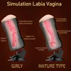 Masturbators Male Masturbator Cup Vagina Vacuum Pocket Real Pussy Masturbation Devices Rotating Hand Free Suction Masturb Sex Toy For Men 221116