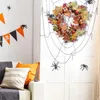 Fleurs décoratives Halloween Guirlande Artificielle Simulation Réaliste Érable Pendentif Guirlande Citrouille Baie Pommes De Pin Soleil Fleur Porte