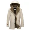 전체 재킷 코트 남자 재킷 캐주얼 긴 코트 긴 양털 겨울 재킷 남성 모피 자켓 겨울 다운 파카 2954
