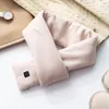 Scarves Ladies Hat Intelligent Heating Scarf USB Electric Warm Print Neck Protection Cold Gloves Set Girls