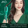 Curling Irons Rod Set Automatic Hair Curler Electric Ceramic Heat LCD -skärm Roterande vågtångar Styling Tool 221116