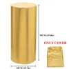 Party Decoration Gold Products Round Cylinder Cover Pedestal Display Art Decor Plinths Pillars For DIY Wedding Decorations Holiday