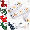 91m/rulla julband presentförpackning Dekorativ bågband Xmas Tree Snowflake Printing Ribbons semestergåvor Förpackningstillbehör BH7965 TYJ