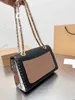 Flower Shoulder Bags Lock Snakeskin Panel Women Luxury Brand Handbag Chain Strap Leather Designer Crossbody Female Purses 221116