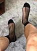 Erkek Çoraplar Adam İnce Çorap Külotlu çorap Mantyhose Beyaz Topuk Takviye Ayakları Seksi Ayak Parmağı Fetiş Crossdressing