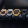 스마트 스트랩 AP 수정 갑옷 스테인레스 스틸 커버 케이스 보호 실리콘 시계 밴드 팔찌 밴드 iWatch 8 7 6 5 4 For Apple Watch 44 45mm 팔찌