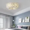 Deckenleuchten, modernes LED-Licht, nordische Feder, Schlafzimmer, Wohnzimmer, Flur, einfache warme, romantische Kinder-Kind-Leuchte, Dekor-Lampe