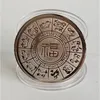 Kinesiska mynt Feng Shui Nyår 2023 Rabbit Collectible Coins Medal Collection Rabbit Symbol Souvenir Gift4660091