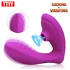 Vibrateurs Vagin Sucer Vibrateur 10 Vitesse Oral Sex Aspiration Clitoris Stimulateur Jouets pour Femme Masturbation ual Wellness 221116