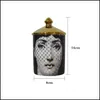 Kerzenhalter 20 Stil Kunst Gesicht Kerzenhalter Mtifunktionelle Keramik Aufbewahrungsglas Stand für Heimdekoration Drop Lieferung 2021 Garten Dhhrd
