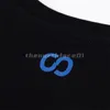 Designer Fashion Brand Mens T Shirt Luxury Blue Letter Print Round Neck Short Sleeve Casual T-Shirt Pullover Top Black White Asian Size M-2XL