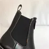 "LVMH" Зимний Beaubourg Angle Boots Black Calfskin Кожаная кожа Comabt Boot Rubber Lug Sole Lady Booty знаменитая вечеринка Martin Booties Wedding