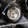 Cuidado com os relógios mecânicos do Men Watchs Sapphire espelho de 44 mm de couro de couro importado Strap Sportwatch de pulseira