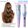 Curling Irons Auto Rotating Hair Curler Electric Multifunctional LCD Iron Automatic Air Spin Magic Styling Tool 221116