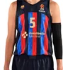 Barcelona Basketsball koszulka #1 Oscar da Silva #3 Oriol Pauli #5 Sertac Sanli #6 Jan Vesely #10 Nikola Kalinic 22/23 Yeni Sezon Forma Dowolna nazwa i numer można dostosować