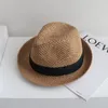 Baretten 2023 lente en zomer retro herenhoeden dames Britse stijl handgemaakte gehaakte zonnescherm jazzhoed volwassen bowler starter cap