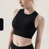 Lu Yoga Wear 여성 스포츠 색상 차단 언더 셔츠 편안한 통기성 통기성 LU-WX06 로고