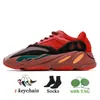 Adidas Yeezy 700 V3 Boost 380 450 Kanye West Женщины Мужчины кроссовки Fade Carbon Hi-Res Blue Red Static Mauve Vanta Sneakers Trainers