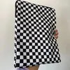 Bolsas de compras fabricar checkerboard de checker scipper de capa de zíper de 10 a 15 cm