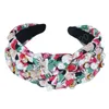 Éponge florale rembourrée perles noeud cerceau de cheveux bandeau accessoires de cheveux pour adultes couvre-chef